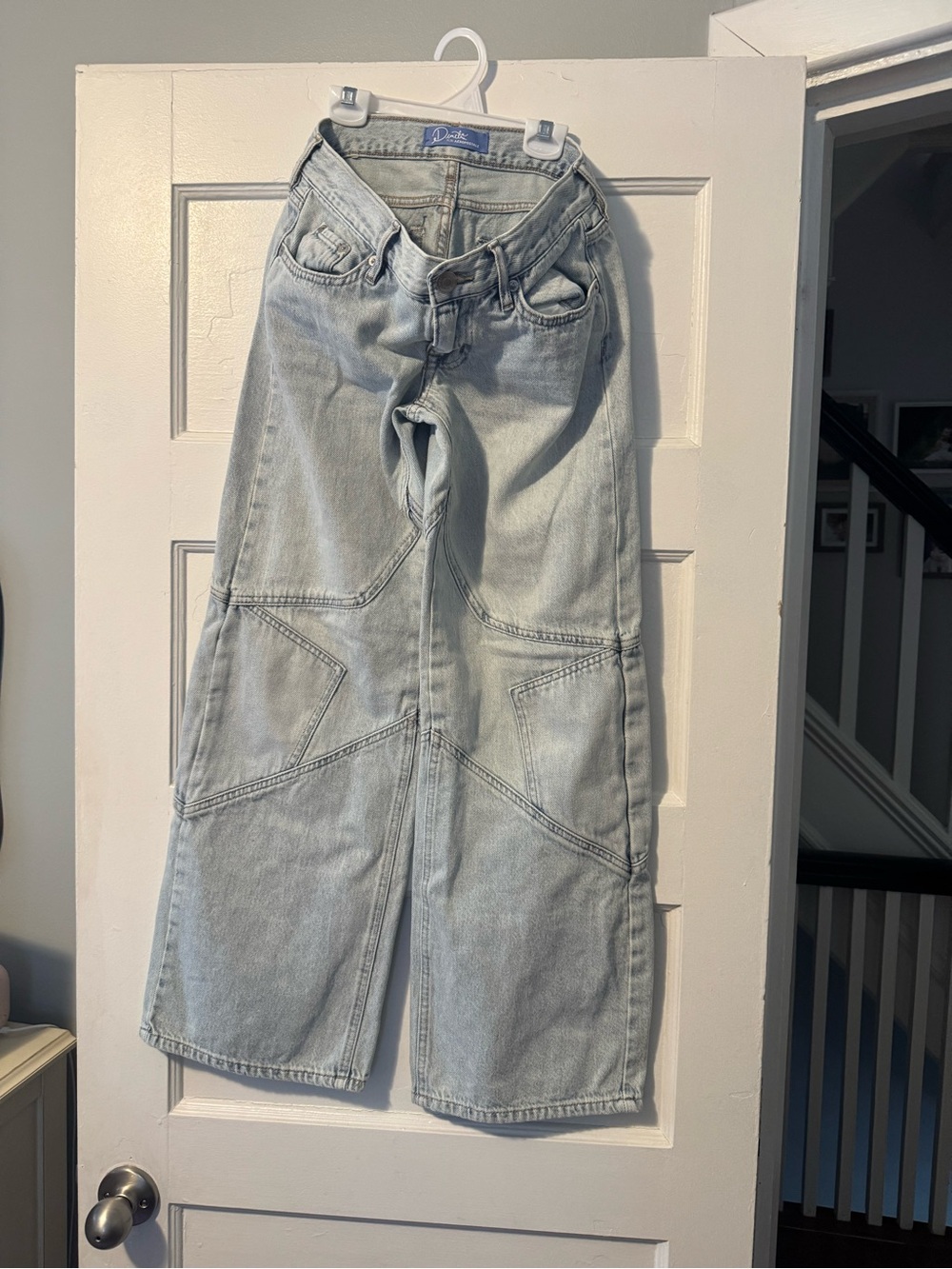 Aeropostale Light Wash Carpenter Jeans - Wide Leg